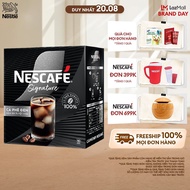 [FREESHIP TOÀN QUỐC] Cà phê đen hòa tan NESCAFÉ Signature Hộp 10 gói ĐẬM ĐÀ TUYỆT HẢO