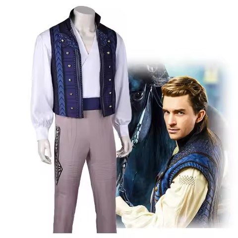 Wicked Prince Fiyero Cosplay Costume Disguise for Adult Men Clothes Shirts Vest Pants Outfits Hallow