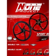 Sport Rim  NONE PROJECT N500 SP500 Y15 Sport Rim 5 Batang 1.6/1.6 Barang Cun