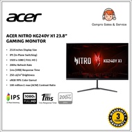 ACER NITRO KG240Y X1 23.8" 200HZ 1MS IPS FHD GAMING MONITOR