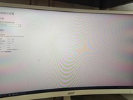 acer 23.4 吋 曲面 75刷新率 ed242qr