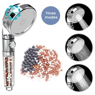 3 Modes SPA Ion Filter Shower Head High Pressure Saving Water Handheld Shower Nozzle Premium Bathroom Water Filter