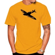 Premium Cotton T-Shirt 1 Print Supermarine Spitfire WW2 World War 2 British Allies