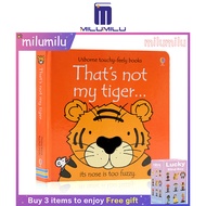Usborneหนังสือภาษาอังกฤษต้นฉบับนั่นไม่ใช่เสือของฉันหนังสือสัมผัสของเล่นการศึกษาสำหรับเด็กสมุดวาดภาพร