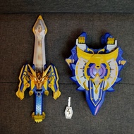 USED TAKARA DX 2006 God Gekiryuken + 1x Lightning Ryuken Key Ryukendo Key Madan Senki Ryukendo