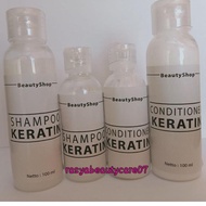 Bestseller.. Shampoo And Conditioner Keratin Treatment 60ml/100ml 79