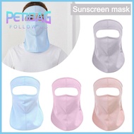 PETIBAG Face Scarf Sunscreen Breathable Face Shield Full Face Neck Gaiter Daily Anti-UV Outdoor Sports Headgear Scarves Outdoor Sport