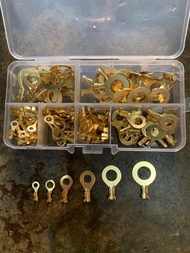 🌟150pcs🌟body earth wire wayar clip set box round ring clip wayar ground