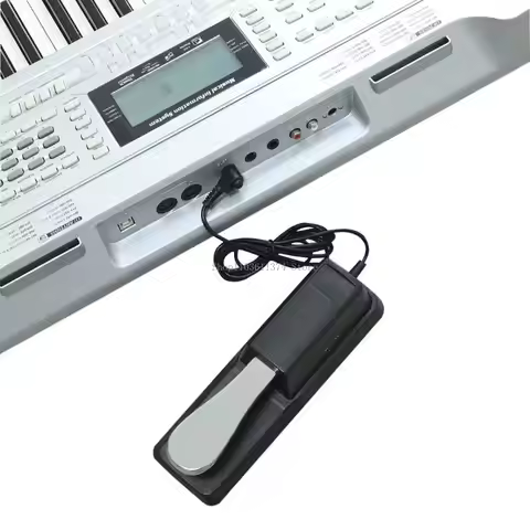Piano Sustain Pedal Keyboard Foot Sustain Pedal for Digital Piano MIDI Keyboard
