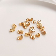 10K GOLDFILLED PAKAW(ROSKA) BACK EARRING SOLD BY PAIR