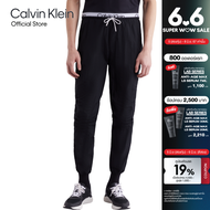 CALVIN KLEIN กางเกงขายาวผู้ชาย Icon ทรง Regular รุ่น 4MS4P637 001 - สีดำ