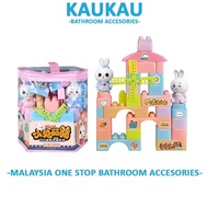 KAUKAU Bunny Building Blocks Building Blocks for Baby Kids Toys Castle Blocks Building Gifts Castle 