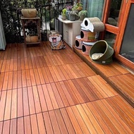Balcony Anti-corrosion Wood Floor Outdoor Elevated Rack Empty Wood Floor Floor Laying Customization 