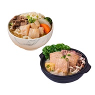 【藍海饌】x【JABA】JA麵好鍋癮(清燉半筋半肉牛肉麵*1+酸白菜臭豆腐鍋*1)-下單後15個工作天出貨
