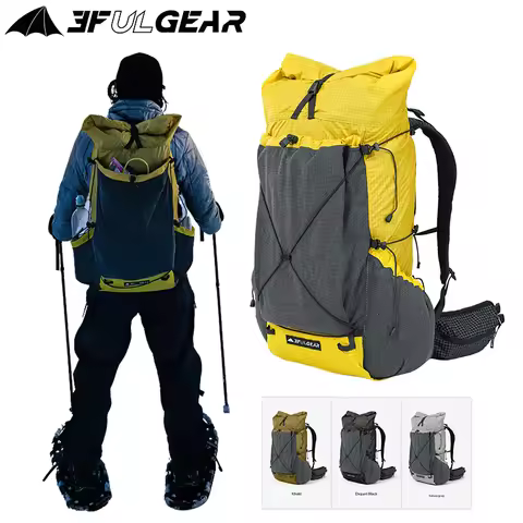3F UL GEAR Mentor 30+10L Outdoor Hiking Mountaineering Backpack Lightweight Dyneema Fabric Camping W