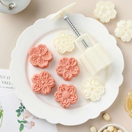 中秋月餅模具 mooncake paste mooncake mould Mooncake Mold 2023 New Style Household Press Flower Snowskin Mo