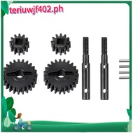 AR45 F9 Portal Axle Portal Gear Set 23T/12T and Portal Stub Axle for Axial SCX10 III Capra 1/10 RC C