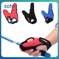 ♫ 2 Fingers Fishing Gloves Protect Fingers Breathable Anti-slip Wear-resistan Anti-cut Gloves Carp O