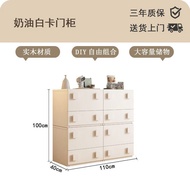 Household Solid Wood Combination Middle Cabinet TV Cabinet Free TV diy Carmen Antique Drawer Cabinet