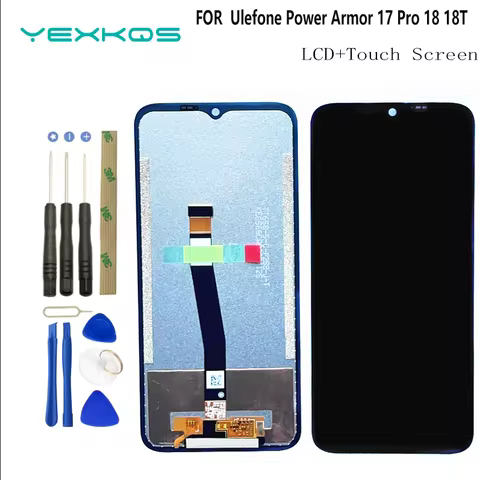 New Original Ulefone Power Armor 18 18T 19 17 Pro Lcd Display+Touch Screen Accessories For Ulefone P