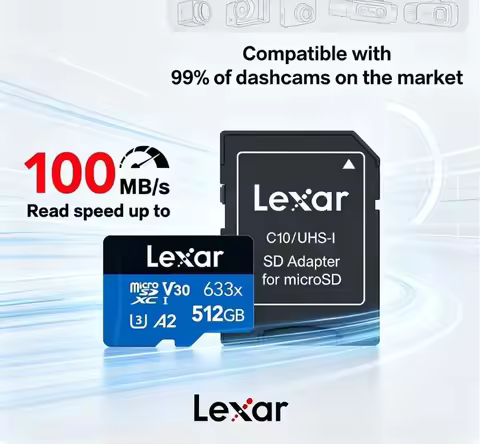 Lexar 633X Micro SD Card Memory Card Class 10 Blue TF Cards 128GB 64GB 32GB SDHC/SDXC UHS-I Flash Ca