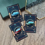 刺繡燙貼/別針 | 香港系列II -的士(計程車) | Littdlework