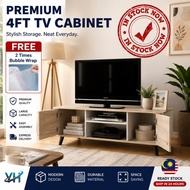 4 FT TV Cabinet / TV Media Storage Cabinet / Rak TV / TV Bench Modern / Kabinet TV / Multi-functiona