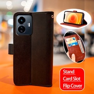 Vintage Classic Leather For Vivo Y77 5G Y77e iQOO Z6 Lite V2166BA V2169 I2208 Wallet Folio Phone Cas