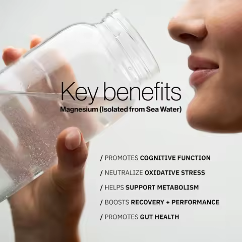 Molecular H2 Hydrogen Water Tablets with Magnesium, 12PPM Hydrogen Tablets Support Cellular Health,
