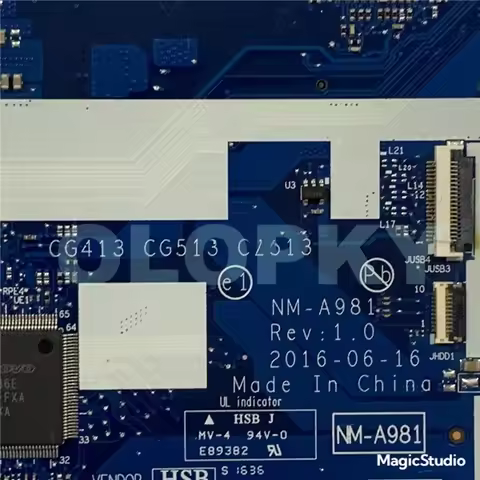 NM-A981 Laptop motherboard For Lenovo Ideapad 310-14IKB 310-15IKB Mainboard With I3-7100U I5-7200U I