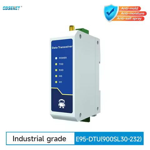 LoRa Industrial Wireless Digital Transmission Radio RS232 30dBm 10KM CDSENT E95-DTU(900SL30-232) 915