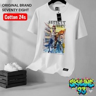 SEVENTY Original Men's and Women's T-shirt Cotton 24s / 15 Seventy eight T-shirt/ 78 T-shirt/ Men's 