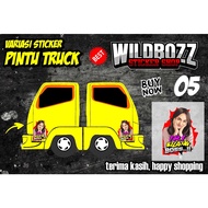 Truck door printing sticker (p.truck-5) wildbozz sticker