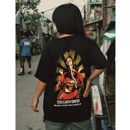 2026 New Style Degraded Clothing (Bless Those Busy People) Spring Summer Round Neck Printed Short-Sl