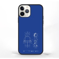 Case iphone 17 16 15 14 13 12 11 X 8 7 6 5 Xs XR Mini Plus Pro Max TPU Softcase LEGO Blueprint