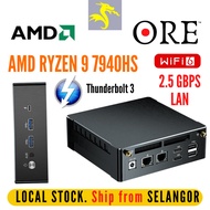 ORE GTR7 AMD Ryzen 9 7940HS Windows Mini PC 64GB DDR5 RAM 2TB SSD WiFi Gaming PC Gaming Computer