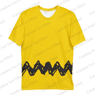 【Kids clothes】 2024 New Arrival CHARLIE BROWN COSTUME T-SHIRT For Kids/ Adults Sleepwear Spring Casu