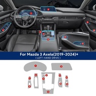 2019-2026 Mazda 3 Axela Clear TPU Interior Protective Film Anti-Scratch