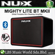NUX Mighty Lite BT MKII BT 3 Watt Portable Mini Desktop Modelling Guitar Amp Bluetooth Amplifier Spe