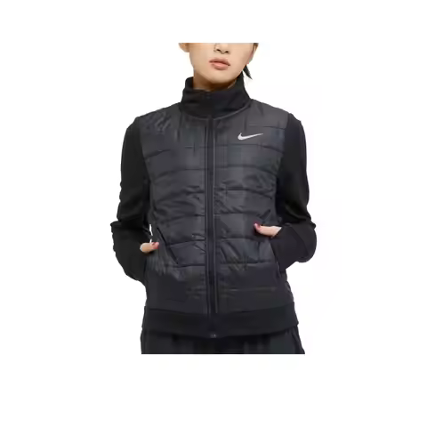 Nike Therma-Fit Solid Color Block Casual Sports Jacket Puffer - Women's / Winter Style DD6062-010