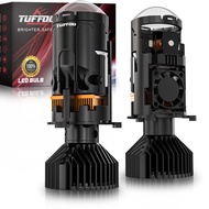 TUFFOO 1Pair P70 Mini H4 Bi LED Projector Headlight For Car  - 6000K White/4300K Warm White DC12V