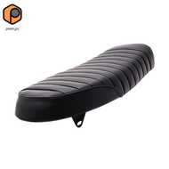 [prettyia] Flat Saddle Cafe Racer Vintage Seat Cushion Replaces for Honda CB350 CB400 CB750