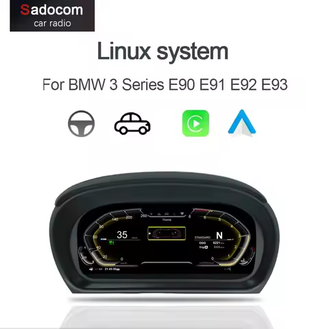 12.3'' Original Digital LCD Dashboard For BMW 3 Series E90 E91 E92 E93 Cluster instrument Panel Cock