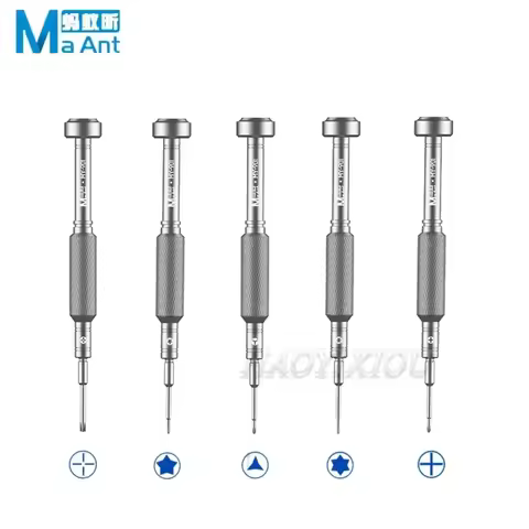 MaAnt MY-901 Mobile Phone Professional Maintenance Screwdriver Y0.6 PH000 Pentalobe 0.8 M2.5 T1 T2 B