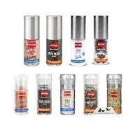 【Direct from Japan】Montosco Pink Himalayan Salt, Sicilian Salt, Black Pepper, Mix Pepper, White Pepper, and 7RabbitRiogrande Original Stickers Set with options (Set of 4 with Ceramic Mill) trademark registration number 6667215.