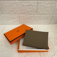 Hermes大象灰calvi duo釦式零錢包👛