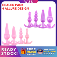 (SEALED PACK) WJS Butt Plug Massagers Clitoris G-spot Stimulators Sensual Pleasure Arousal Adult Sex Toys Alat Permainan Sek Wanita Perempuan Lelaki 后庭肛塞