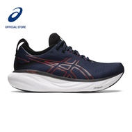 ASICS Men GEL-NIMBUS 25 WIDE Running Shoes in Midnight/Electric Red