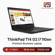 ThinkPad T14 Gen 2 i7 Lenovo Premium Business Laptop | 14” FHD | i7-1185G7 16GB 256/512/1TB | Window