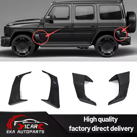 For Benz G Class W465 G63 Topcar Dry Carbon Fiber Wheel Arch Vents W465 Topcar Dry Carbon Fender Ven